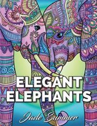 Elegant Elephants: An Adult Coloring Book with Elephant Mandala Designs and Stress Relieving Patterns for Anger Release, Adult Relaxation