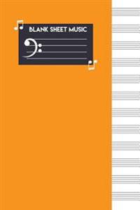 Blank Sheet Music: 12 Stave - 6x9 Blank Sheet Music Notebook - Music Manuscript Notebook - Blank Staff Paper - 104 Pages (Composition Boo