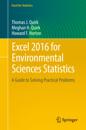 Excel 2016 for Environmental Sciences Statistics