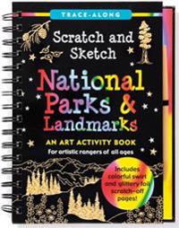 Scratch & Sketch National Parks (Trace-Along): An Art Activity Book for Artistic Rangers of All Ages