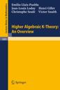 Higher Algebraic K-Theory: An Overview