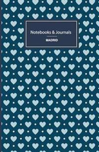 Notebooks & Journals: Lined, Soft Cover, 5.5 X 8.5 Inch, 130 Pages, Hearts Pattern