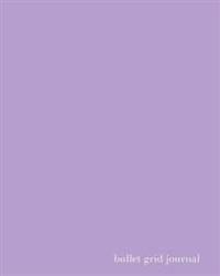 Bullet Grid Journal: Lilac, 150 Dot Grid Pages, 8x10, Professionally Designed