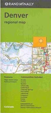 Folded Map Denver & Vicinity Co Regional