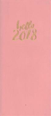 Hello Pink Leatheresque Jotter 2018 Agenda