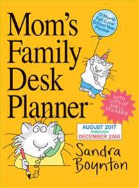Mom's Family Desk Planner Calendar 2018
