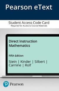 Direct Instruction Mathematics, Enhanced Pearson Etext -- Access Card