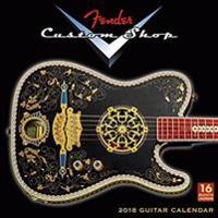 Fender Custom Shop Guitars 2018 Wall Calendar