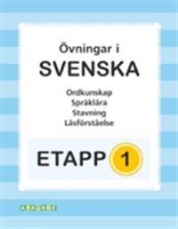 Etapp 1 - Blandade övningar i svenska