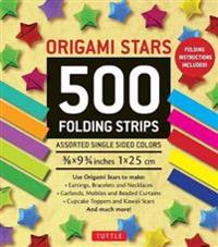 Origami Stars Papers 500 Paper Strips Assorted Colors
