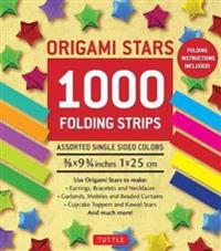 Origami Stars Papers 1000 Paper Strips in Assorted Colors