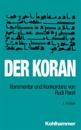 Der Koran: Kommentar Und Konkordanz Von Rudi Paret . Taschenbuchausgabe