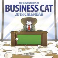 Business Cat 2018 Wall Calendar
