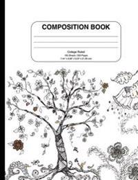 Composition Notebook with Doodle Cover