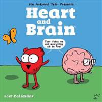 Heart and Brain 2018 Wall Calendar