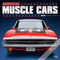 2018 American Muscle Cars Wall Calendar