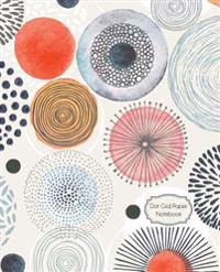 Dot Grid Paper Notebook: Doodle Circles: 7.25 X 9.5 Dot Grid Journal, 170 Pages
