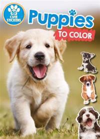 Puppies to Color: 50 Cute Stickers