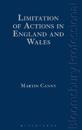 Limitation of Actions in England and Wales