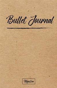 Bullet Journal: 2017 Journal Notebook, Dot Grid Journal, 122 Pages 5.5x8.5 Hard Kraft Paper