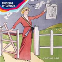 Museum of London - Votes for Women Wall Calendar 2018 (Art Calendar)