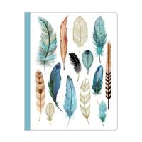 Feathers Deluxe Spiral Notebook