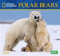 National Geographic Polar Bears 2018 Wall Calendar