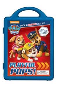 Paw Patrol: Playful Pups!: Book & Magnetic Playset