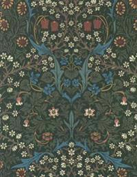 Blackthorn, William Morris Blank Journal: 160 Blank Pages, 8,5x11 Inch (21.59 X 27.94 CM) Soft Cover / Paperback