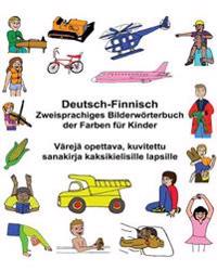 Deutsch-Finnisch Zweisprachiges Bilderworterbuch Der Farben Fur Kinder Vareja Opettava, Kuvitettu Sanakirja Kaksikielisille Lapsille