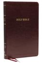 KJV Holy Bible: Deluxe Thinline with Cross References, Burgundy Leathersoft, Red Letter, Comfort Print: King James Version