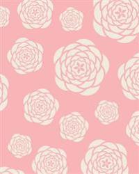 Bullet Grid Journal: Light Pink Peony Floral, 150 Dot Grid Pages, 8x10, Professionally Designed