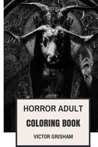 Horror Adult Coloring Book: Macabre and Dark Fantasy Nocturnal Night Patterns Inspired Adult Coloring Book