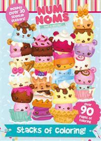 Num Noms Stacks of Coloring [With 30 Scented Stickers]