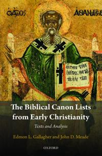 Biblical Canon Lists from Early Christianity