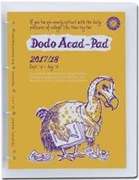 Dodo ACAD-PAD A4 Diary 2017-2018 Mid Year / Academic Year, Week to View c/w Binder
