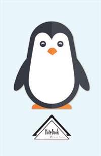 Notebook Bullet Journal Dot-Grid, Graph, Lined, Blank No Lined: Blue Penguin Cute Cartoon: Journal to Write In, Small Pocket Notebook Journal Diary, 1