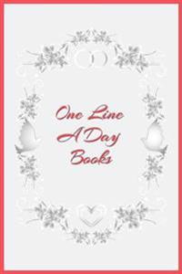 One Line a Day Books: 5 Years of Memories, Blank Date No Month, 6 X 9, 365 Lined Pages