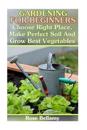 Gardening for Beginners: Choose Right Place, Make Perfect Soil and Grow Best Vegetables: (Gardening Indoors, Gardening Vegetables, Gardening Bo