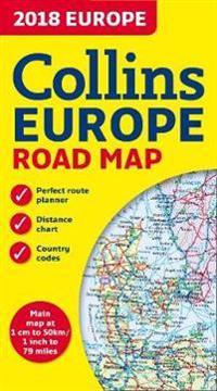 2018 Collins Map of Europe