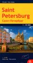 Saint Petersburg - Pietari Taitettu osoitekartta 1:35 000