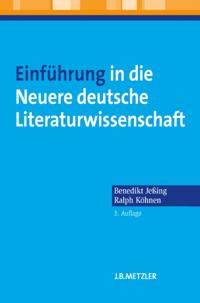 Einfuhrung in die Neuere deutsche Literaturwissenschaft
