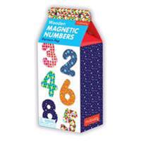 Pattern Pop Wooden Magnetic Numbers