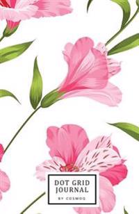 Dot Grid Journal: 2017 Journal Notebook, Bullet Journal, 122 Pages 5.5x8.5 Pink Floral Garden