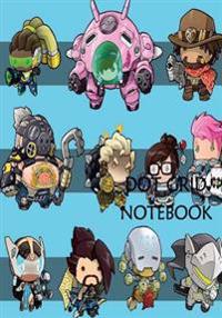 Dot Grid Notebook: Overwatch: 110 Dot Grid Pages, 7 X 10