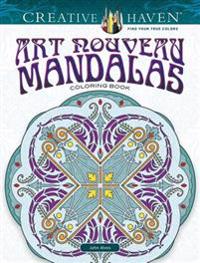 Art Nouveau Mandalas Coloring Book