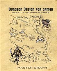 Dungeon Design for Gamer: Plain Square Graph Paper for Board Game
