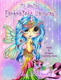 Sherri Baldy My-Besties Enchanted Unicorn Coloring Book