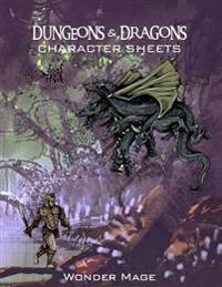 Dungeon & Dragon Character Sheets: 8.5 X 11 Inc 100 Pages Character Sheets for D&d Board Game