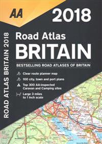 AA Road Atlas Britain 2018